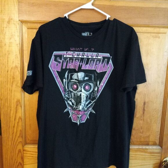 Marvel Studios What If...? T' Challa Star Lord Men's XL Cotton Short Sleeve T-sh - Picture 1 of 6